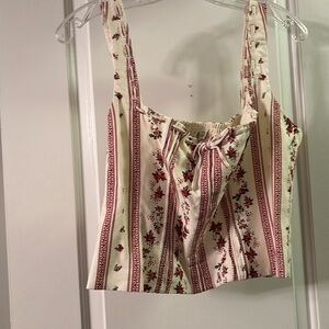 Joie floral crop tank